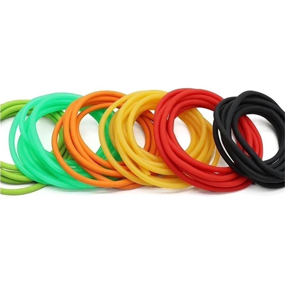Hochdruckbeständiger Latexgummischlauch – 1 m, 5 m, 10 m – flexible, langlebige, UV- und kältebeständige Schläuche(Dark green,5mx3mmx6mm)