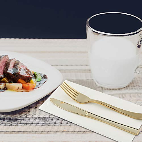 image for Vplus 400 Pack Premium Quality Guest Towels Disposable Dinner Napkins 