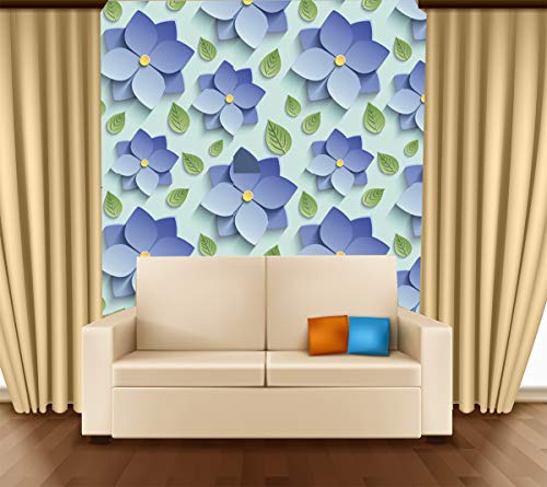 Image of DECOR PRODUCTION Self Adhesive Wallpaper Wall Sticker for Home Decor, Living Room, Bedroom, Hall, Kids Room, Play Room (PVC Vinyl, Water Proof 20 sq.ft) 16x90 Inches Each Strip