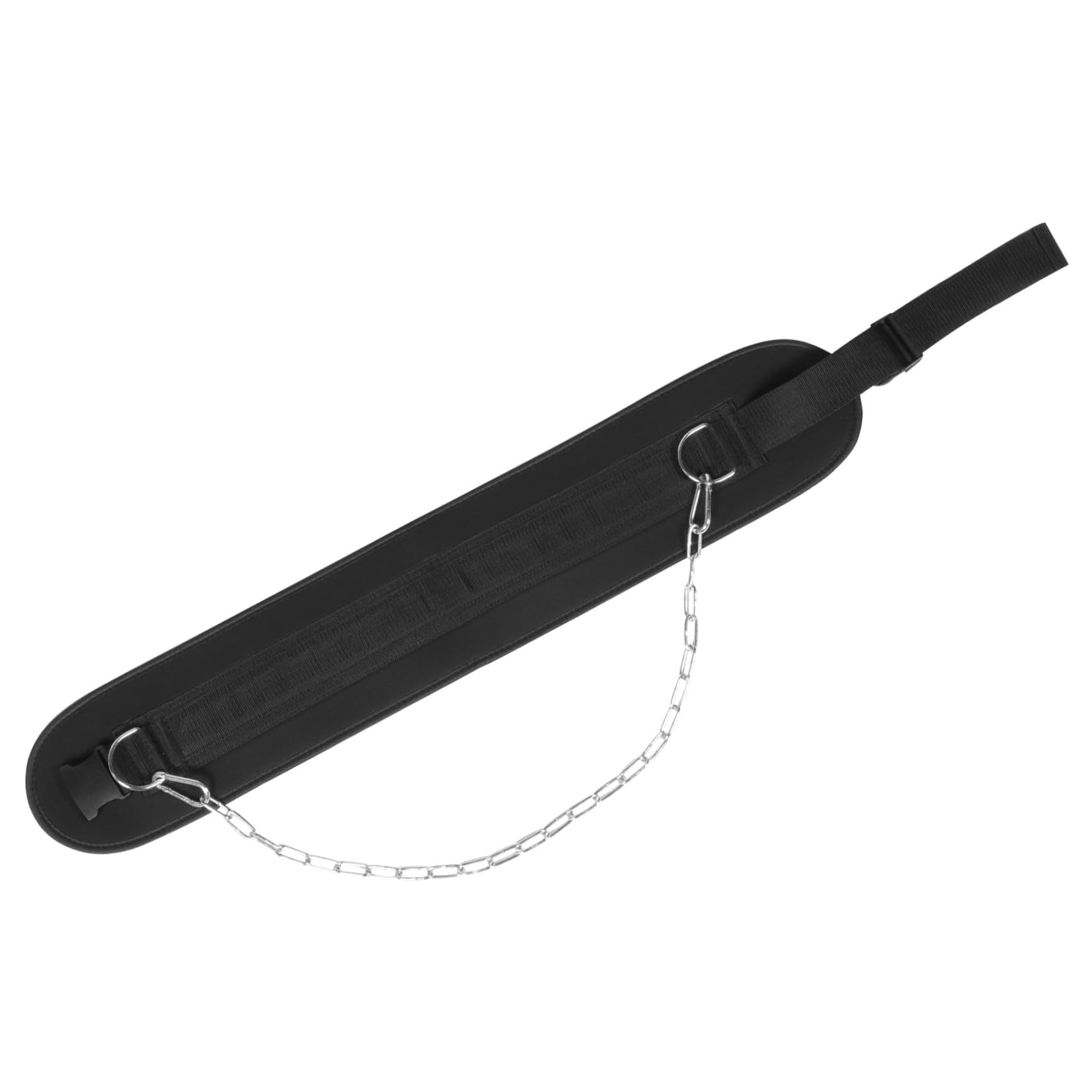 ibasenice Ceinture de Lestage avec Chaîne en Acier Épaisse, Ceinture de Résistance Musculaire Unisexe Renforcée pour Musculation, Entraînement Force, Fitness et Haltérophilie
