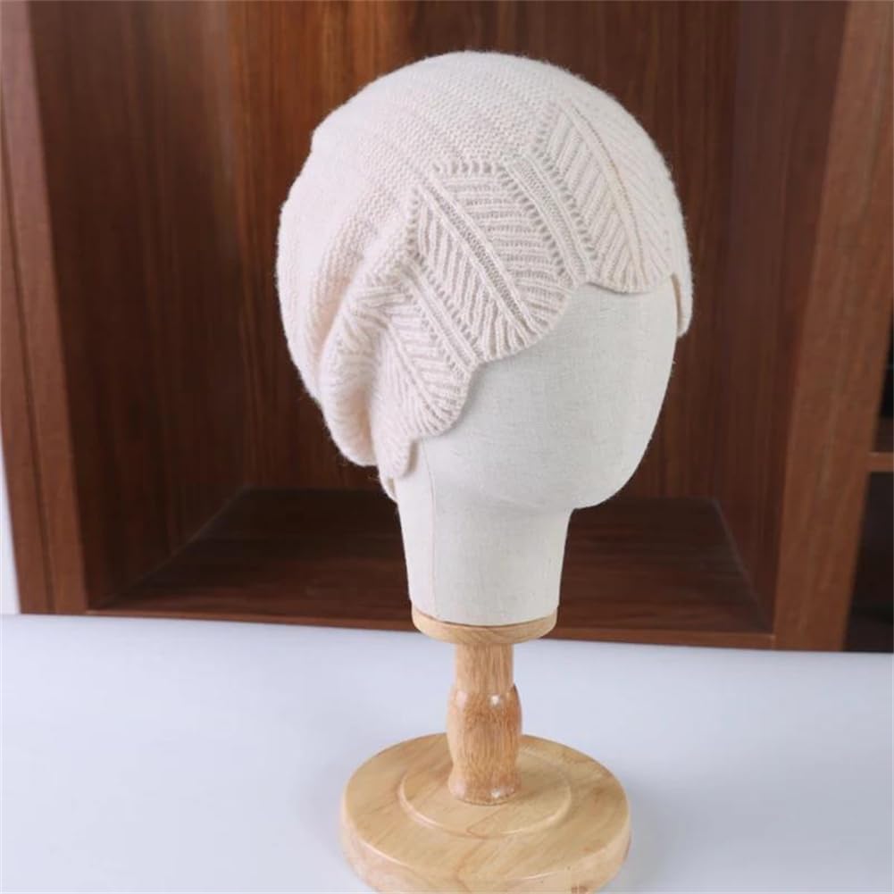 Gorro de Punto Gorros de Punto clásicos, Gorro de Lana Unisex Punto Multicolor(Red02)