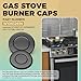 Gas Stove Burner Caps W10832694 for Whirlpool Stove, Cooktop Surface Burner Cap Set of 5, Replacement W10597133 AP5988633 PS11727796 4363154