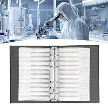 Livre De Boîtes SMT Pack, Livre De Résistances SMD Portables, Résistances à Puce De 170 Valeurs, Composants De Laboratoire De Bricolage