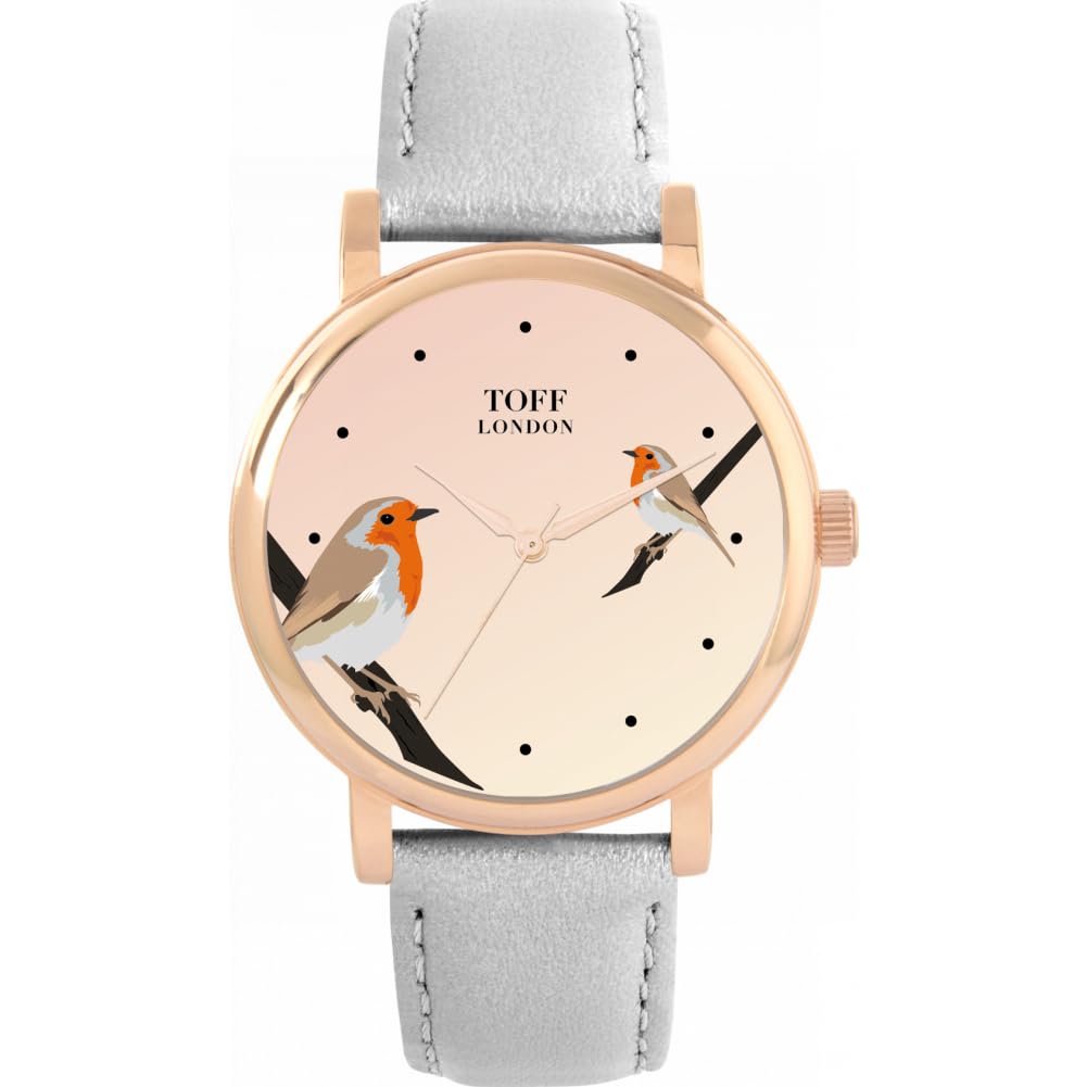Robins Bird Watch Damen 38mm Gehäuse 3atm wasserdichtes Quarzwerk Luxus modisch