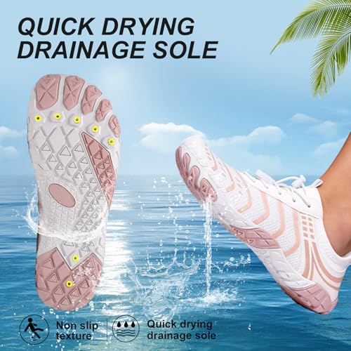 Image of Voyabarefoot Shoes for Women Men 2026 Upgrade Wide Toe Box Barefoot Hiking Sandals,Non-Slip Adjustable Water Shoes for Beach Walking Travel, Comfortable Slip On Walking Shoes