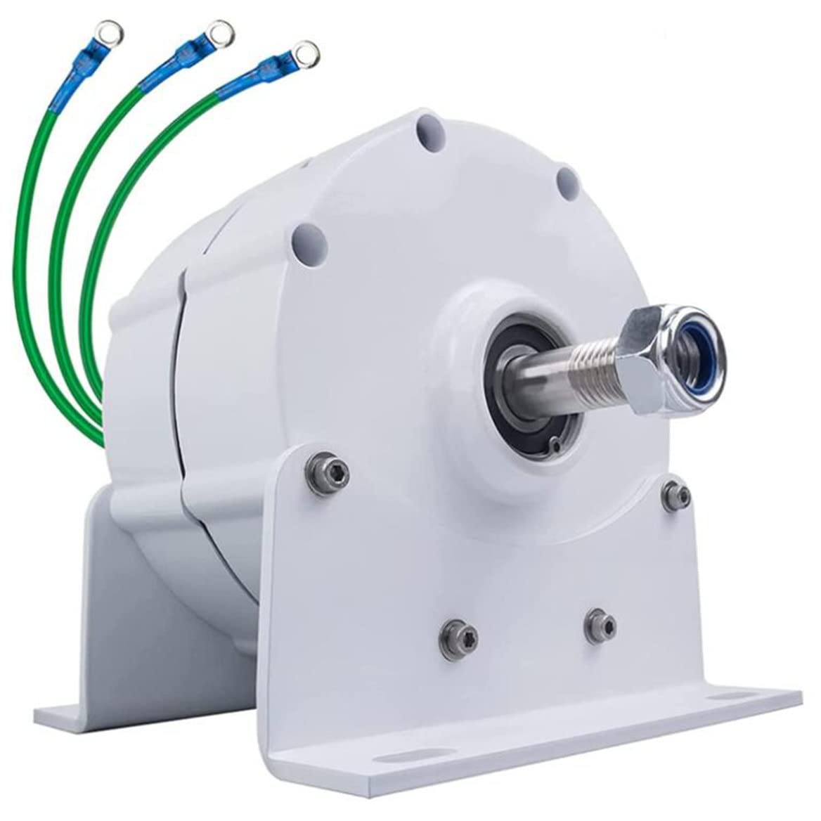 Generador de imanes permanentes sin engranajes de 800 W, alternador de CA trifásico para turbinas eólicas e hidráulicas, fuente de alimentación portátil de 24 V, solución eficiente de energía renova