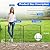 INJOPEXI Garden Fence 12 Panels 23.6ft (L)×24in (H) Decorative Garden Fence with 11 Fence Panels + 1 Gate Rustproof Wire No Dig Garden Fence Animal Barrier Fencing for Outdoor Backyard Patio - Black