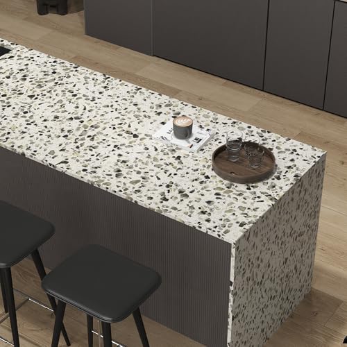 Papier peint Terrazzo Boobest : masquez les défauts de vos murs