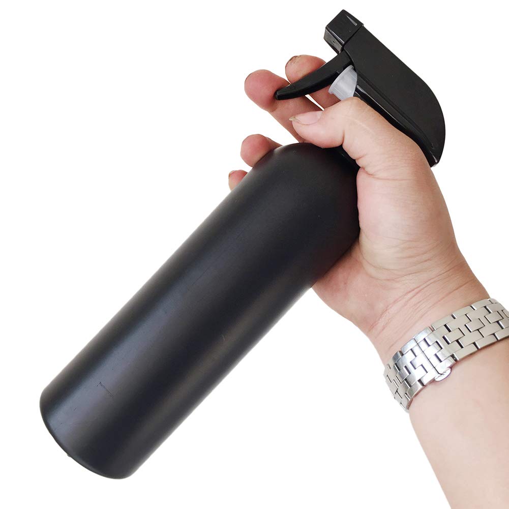 4 Pack 500ml(16oz) Plastic Spray Bottle Empty Refillable Water Sprayer Container Leak-Proof Cleaning Solutions, Planting, Garden, Pet Training, Hair Care