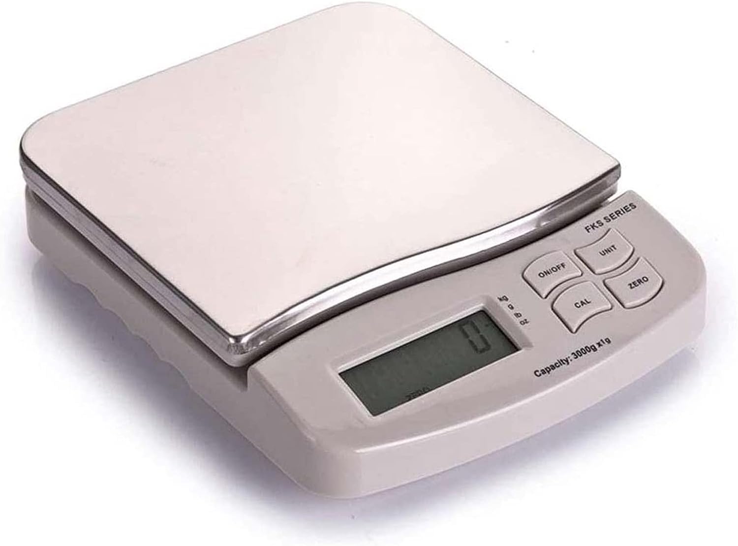 Bilancia digitale da cucina, 1000 g/0,1 g, ad alta precisione, multifunzione, per alimenti, carne, con display LCD retroilluminato (batterie incluse)