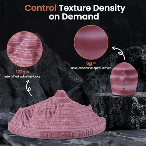 Image of ERYONE Matte Rock Rainbow 3D Printer PLA Filament 1.75 + /-0.03mm, Matte Multicolor Filament PLA 1KG(2.2LBS) Spool, 30-500mm /s High Speed Printing Twist Rainbow PLA, Grand Canyon