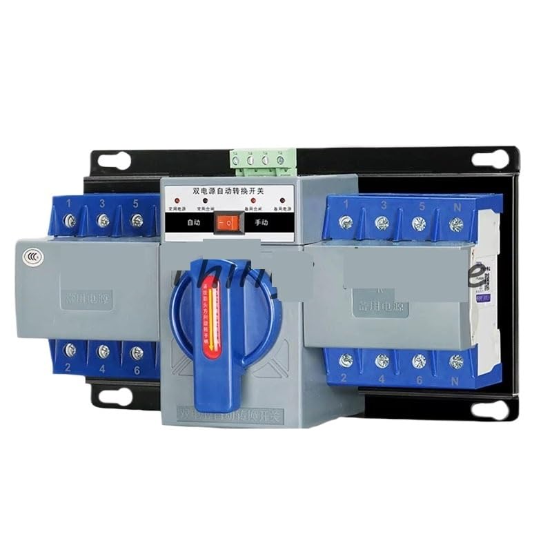 Conmutación automática de líneas 2P 4P con mecanismo ATS de alta fiabilidad 63A