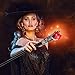 Ferraycle 3 Pcs Halloween Walking Canes Fire Dragon Claw Orb Cosplay Walking Cane, Dungeons Dragons Princess Wand Dress up Scepter for Men Women Adult Costume Accessories