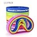 JW.ORG No Blood Silicone Medical Alert Wristbands – 10 Pack Rainbow Color Bracelets – Flexible Waterproof Bands for Jehovah’s Witnesses, Adults & Teens