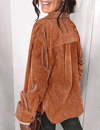 Saslax-Womens-Corduroy-Shirt-Long-Sleeve-Oversized-Button-Up-V-Neck-Blouses-Tops-Loose-Shacket-Jacket