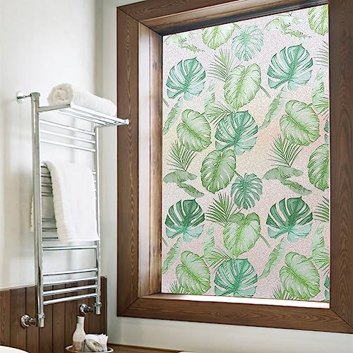 JOLIHOME Stained Privacy Window Film Painted Glass Window Sticker No-Adhesive Frosted Vinyl Film Reusable Static Cling Film Rolls for Bathroom Living Room Decor Tortoise Bamboo Pattern 44.5x200cm - Cosy Home Interiors JOLIHOME Stained Privacy Window Film Painted Glass Window Sticker No-Adhesive Frosted Vinyl Film Reusable Static Cling Film Rolls for Bathroom Living Room Decor Tortoise Bamboo Pattern 44.5x200cm - Image 2
