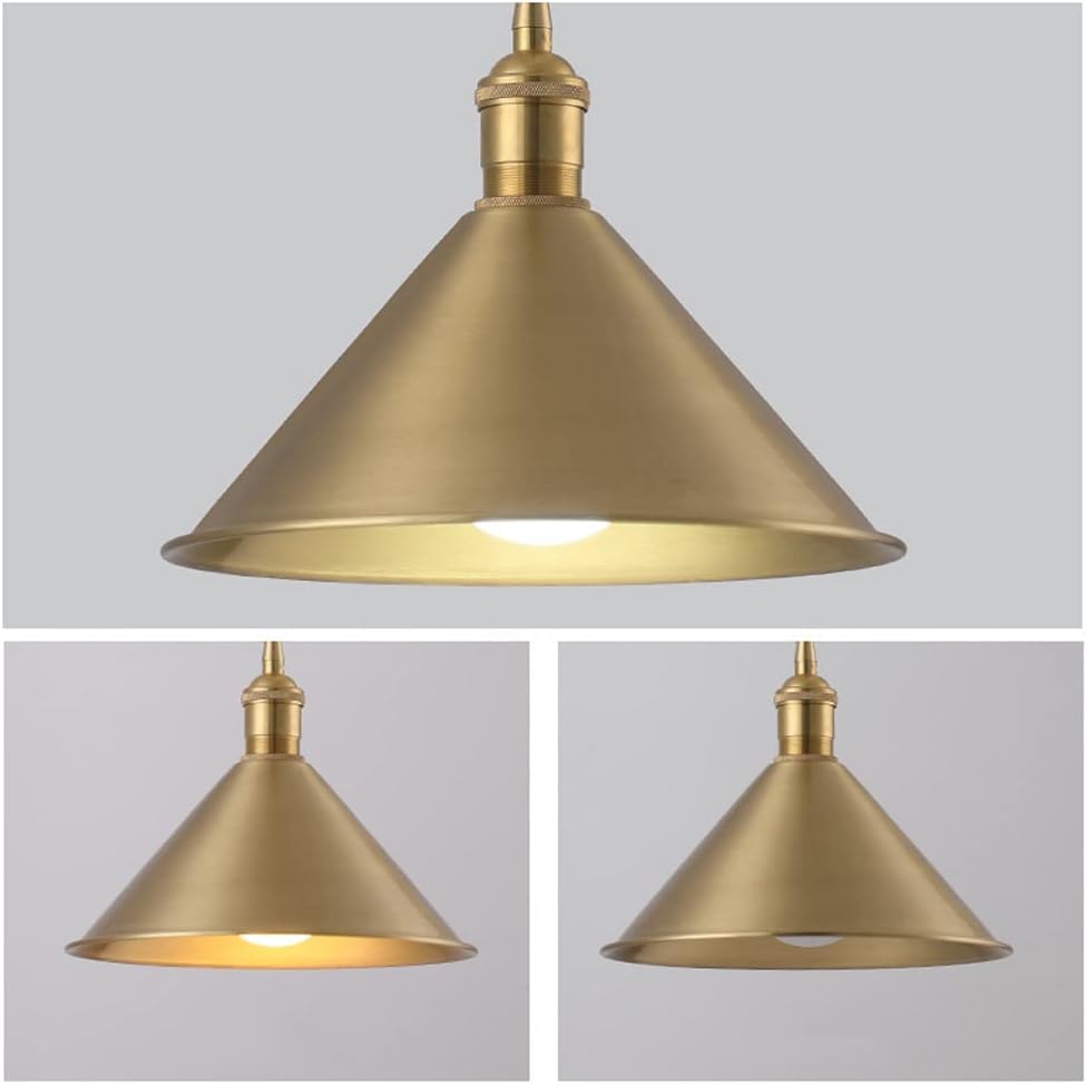 Lampe suspendue LED cuivre E27 pour sublimer un plafond de salon