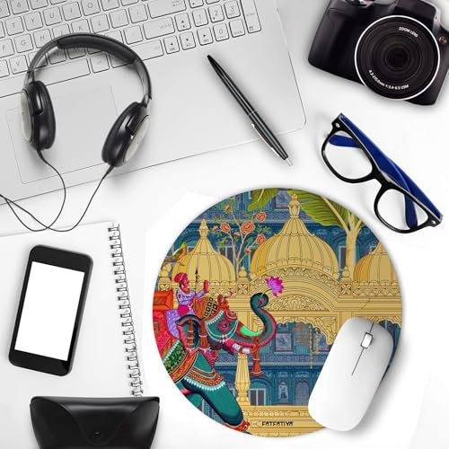 Image of Fatfatiya Ele in Shekhawati Printed Mousepad