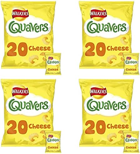 Walkers Quavers Cheese 22 Pack Pack of 4