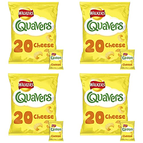 Walkers Quavers Cheese 22 Pack Pack of 4
