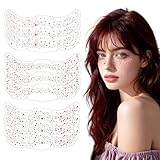 Fácil aplicación: Si le resulta incómodo aplicarlas en el puente de la nariz, primero puede cortar la pegatina en secciones con tijeras, luego retirar la película, aplicarla sobre la piel, humedecerla con agua y presionar durante 20 segundos. No requiere mucho tiempo de espera