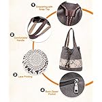 Women Printing Canvas Shoulder Bag Casual Handbags Purse Retro Tote