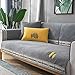 Produktbild sofahusse,Sofa schoner,Sofa Auflage,Hochwertige Sofa-Schonbezug für Stuhl/Sofa,Sofabezüge aus Chenille-Stickerei,Stoffsofa-Sparer,Ledercouch-Schutz-grau_Kissenbezug 45 * 45cm