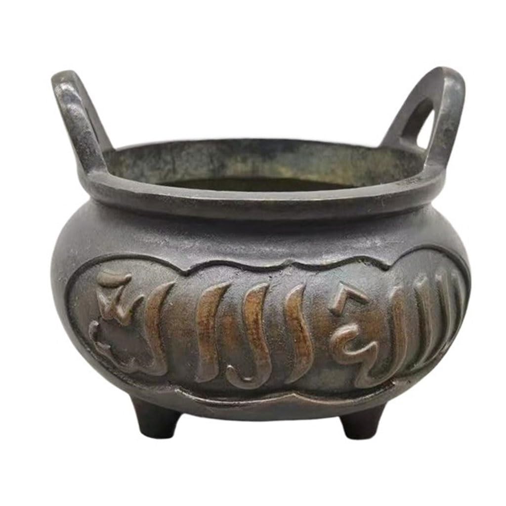 Incense Burner Antique Incense Burner Copper Home Buddhist Temple Ornaments Meditation Decoration Waterfall Incense Burne
