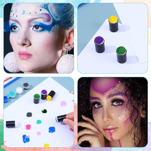 LXUEJIE 20 Stück Finger Malerei Schwamm, Finger Schwamm Daubers Fingerschwamm Multifunktional Fingerschwamm Art Sponges für DIY Vorlagen Malen Kunst Tinte Handwerk Kreide Karten Herstellung