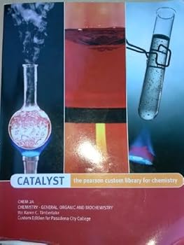 Paperback Catalyst the pearson custom library for chemistry Book