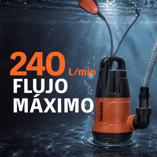 Bomba para sacar agua de alberca 14 bomba para sacar agua de alberca marca TRUPER (2)