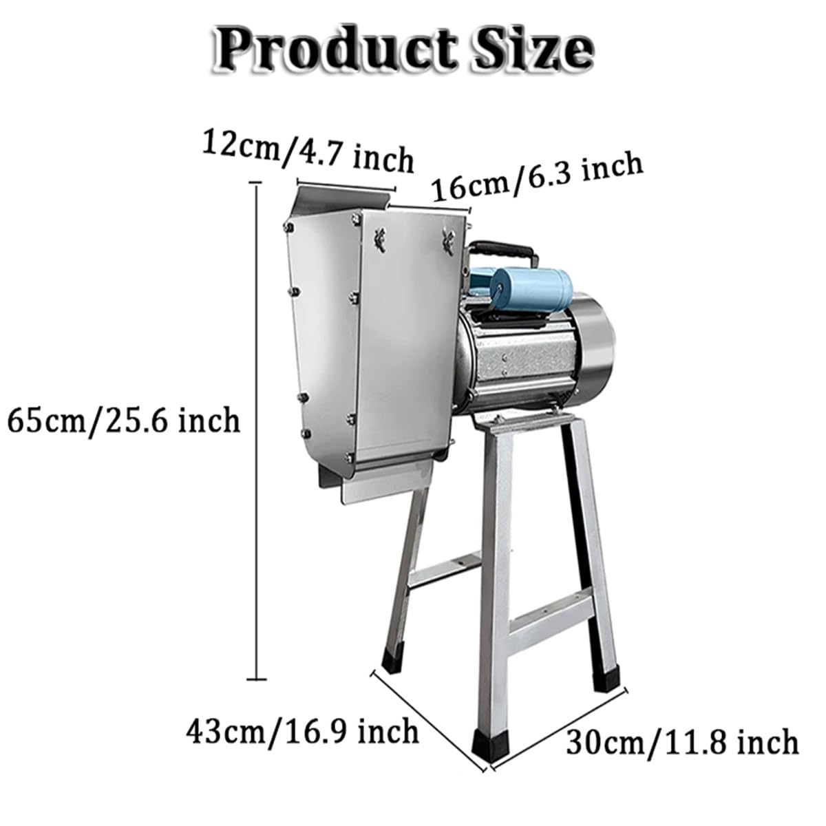 Kartoffelpresse aus Edelstahl, 1100 W, robust, für Gemüse und Obst, ideal für die Herstellung von Babynahrung