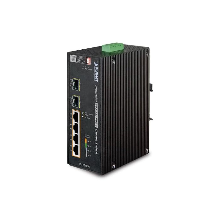 Buy Industrial 4Port 10/100/1000T 802.3at PoE+ w/ 2Port 100