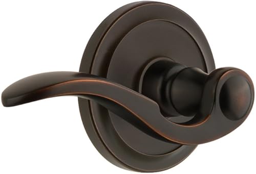 Miniatura 1 de Grandeur Palanca circular de Bellagio con roseta circular de bronce simulado doble 810528