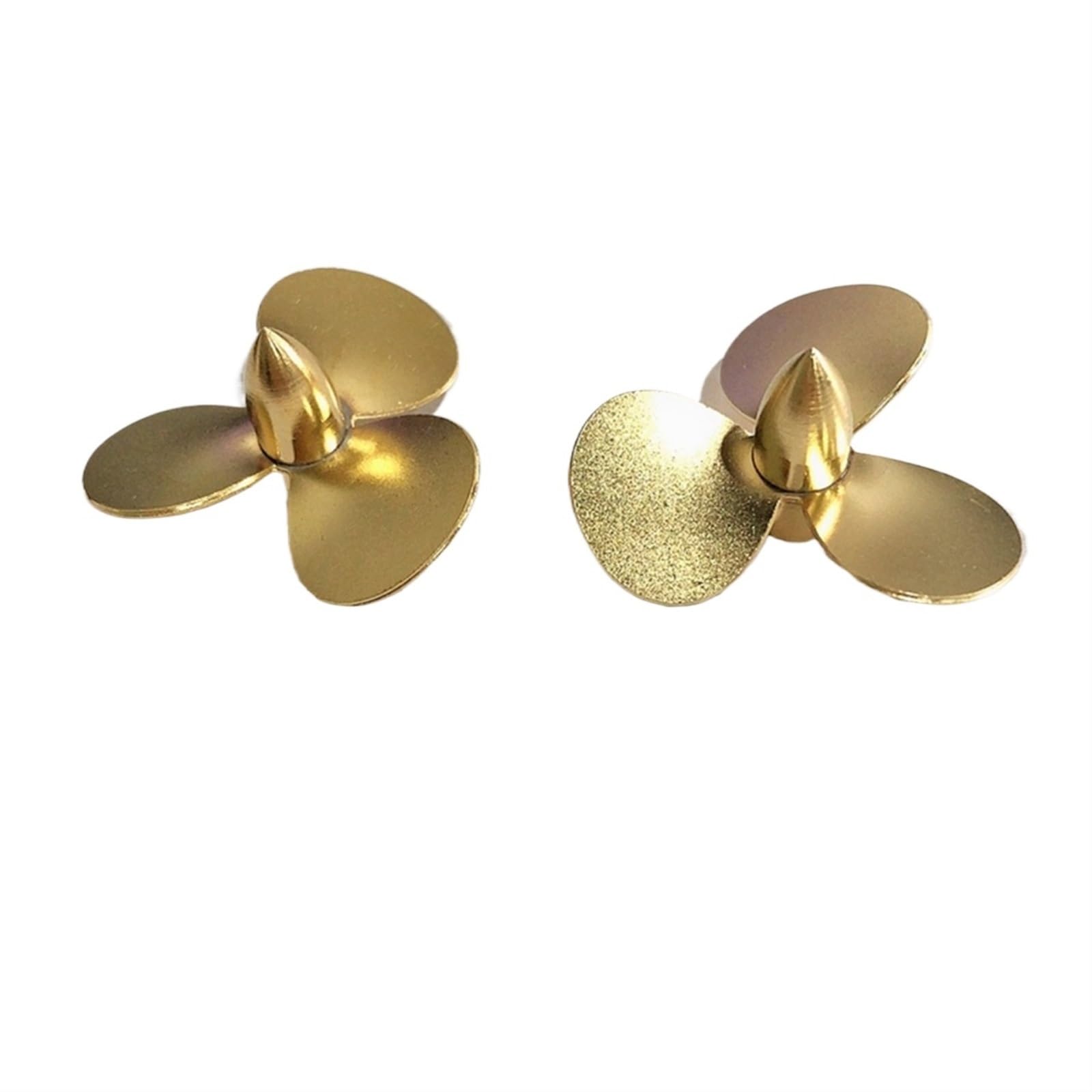 BIPANO 3 Blades Propeller Aperture M4 Brass Paddle Marine Props, For RC Simulation Ship Electric Boat Model Diameter 35mm Aluminium Alloy RC Boat Propeller(1pair)