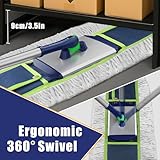 104cm Commercial Mops for Cleaning Floors, VIIWII Large Industrial Flat Mop with 150cm Long Handle 2 Heavy Duty Reusable Cotton Pads for Warehouse, Office, Hotel - Image 5