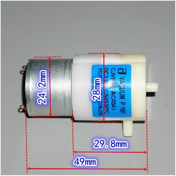 CJVP28-AC03A1 320 Vacuum Pump DC 3V 3.7V 5V Small 28mm Air Negative Pressure Suction -65kPa