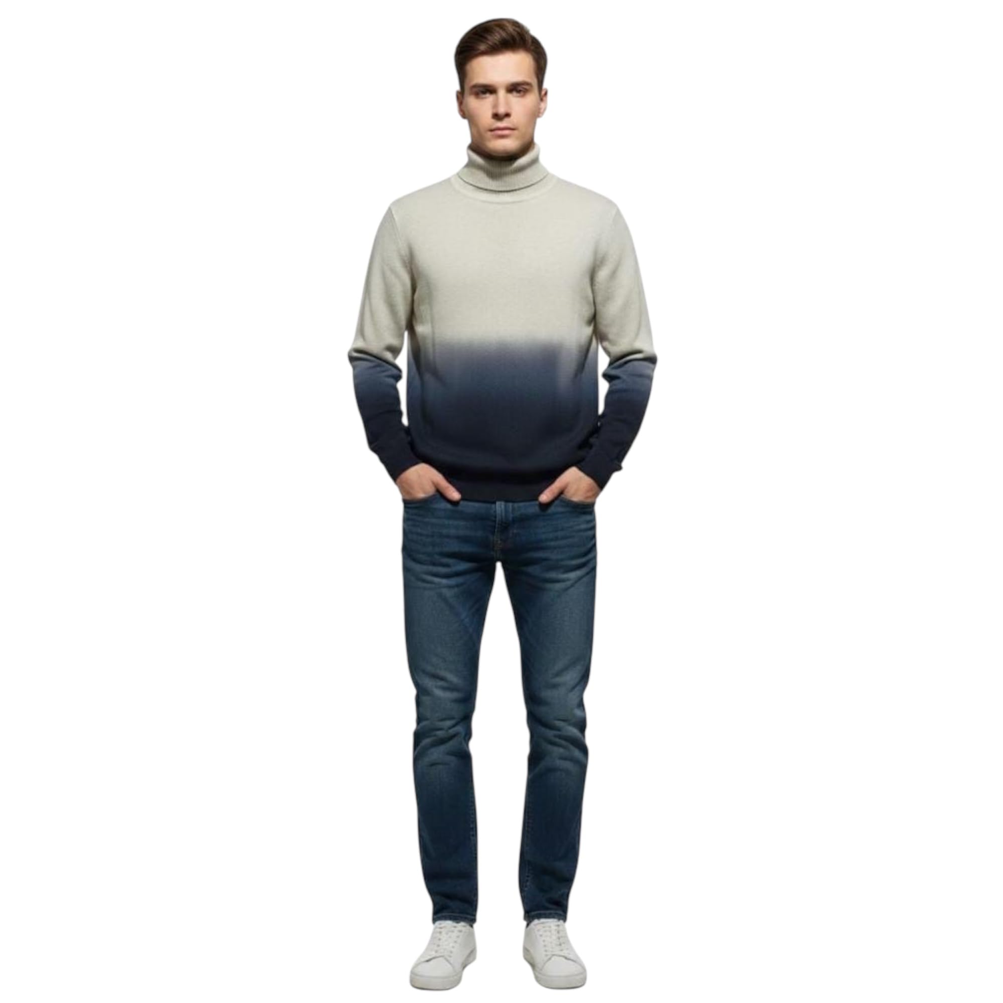 Men Premium Boutique Knit Sweater Parent Listing with Exclusive Single Piece Winter Wear Limited One of One Garments Crafted for Refined Everyday Styling-image-6