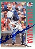 Sports Memorabilia Autograph Warehouse 248623 Hector Villanueva Autographed Baseball Card - Chicago Cubs 1992 Fleer - No. 394