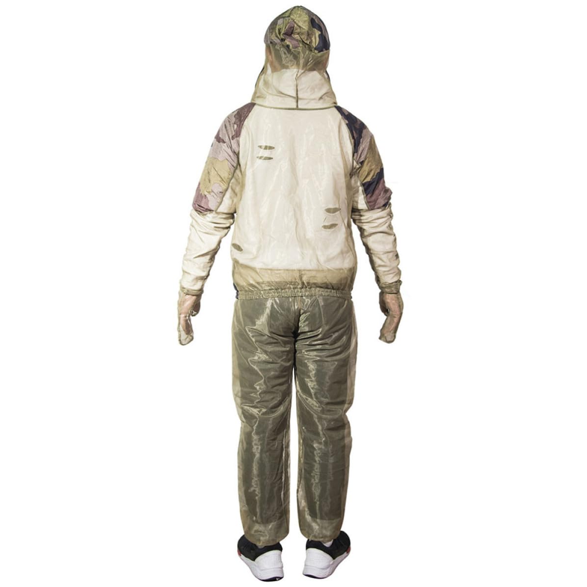 Combinaisons à Capuche en Maille 3pcs, Tissu Ultrafin, Unisexe | Camping et Randonnée, Tête de Net Réglable, Vêtements de Protection Anti-insectes, Fête Halloween