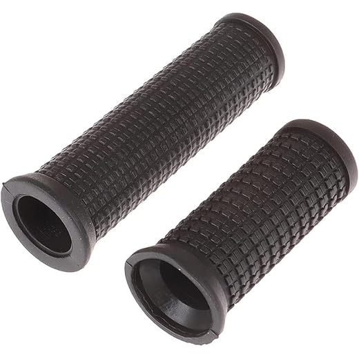 2PCS Bike Long/Short Handlebar Grips for Twising Shifter, Shockproof Anti Slip for MTB Parts, Cycling Parts and Components Anti Slip Soft Rubber Handlebars, Headsets and Stems(Black)