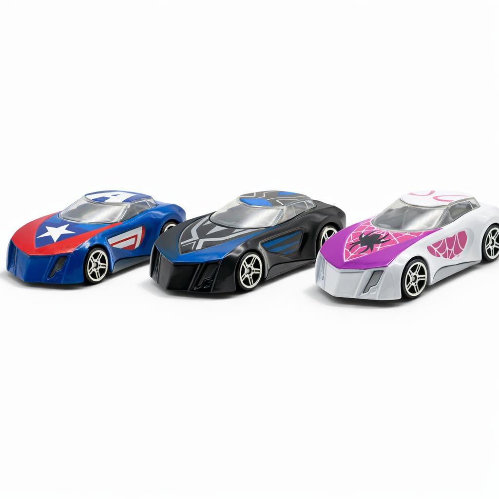 Marvel Go Collection | Rapid Racer | Iron Man, Spider-Man & Doctor Strange | 3-Pack | 1:64 Diecast Toy Vehicles | Ages 3 and Up | Collect Them All-image-7