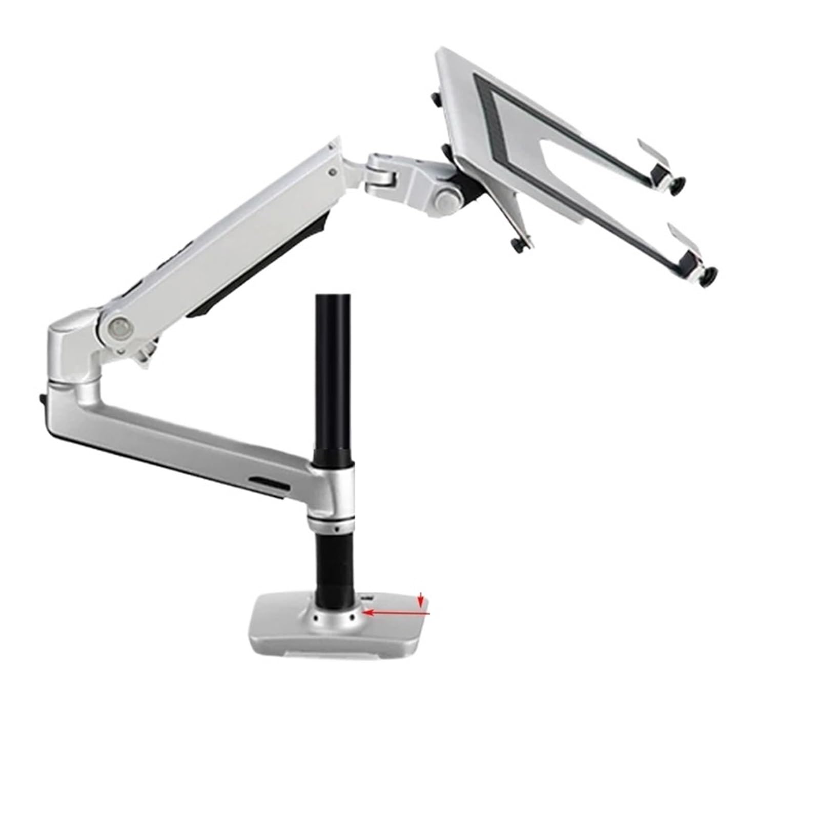 Support de moniteur contre le mal de dos pour écran et pc portable 17 pouces