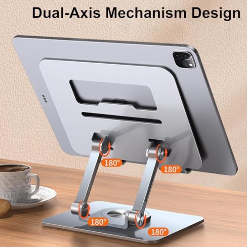 Réhausseur PC en aluminium au design épuré avec base rotative 360
