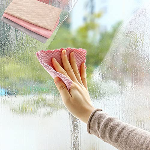 Dewlin Paños de Microfibra para Platos, 9 Piezas Paños de Escamas de Pescado, Bayetas Microfibra, Paños de Limpieza de Cristal de Microfibra, para El Hogar, El Coche, La Oficina y para Ventanas Cover