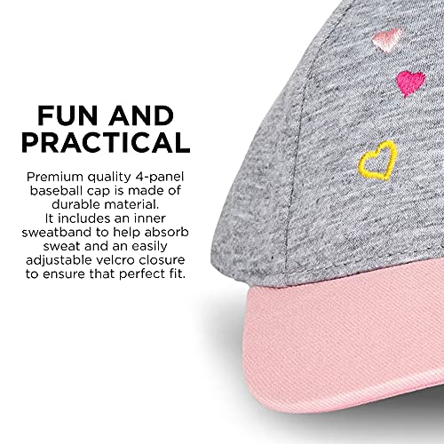 Hasbro Baby Girls Cap, Peppa Pig Adjustable Toddler Hat For Ages 2-4 Baseball Cap, White, 2-4T Us #TOP3