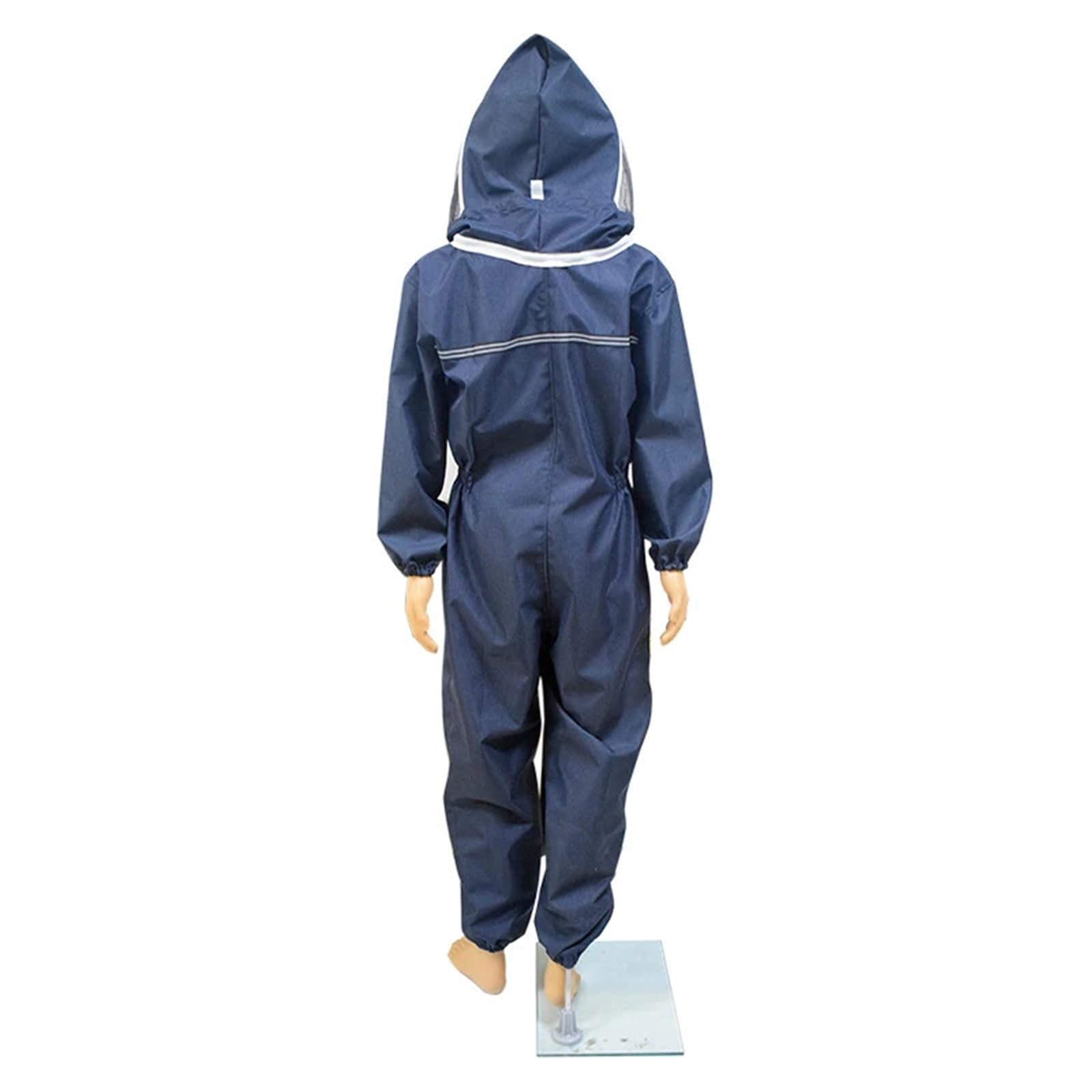 Traje de apicultor Profesional Chaqueta de apicultura con ventilación corporal completa y capucha velo protección. Ropa apicultor(XXL)