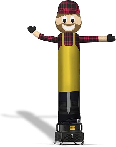 Miniatura 5 de LookOurWay Tubo inflable personalizado Air Wavers para hombre Tubo publicitario inflable personalizado de 9 pies de alto con brazo agitador que