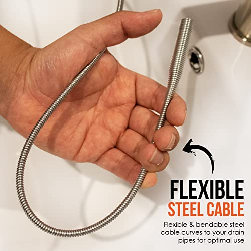 Pistol Grip Grabber Claw, Drain Clog Pickup Snake