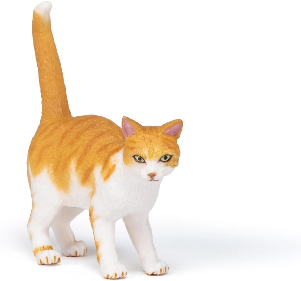 Papo Dog and Cat Companions Figures, Red Cat